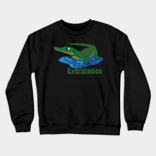 Everglades National Park Vintage Alligator Crewneck Sweatshirt